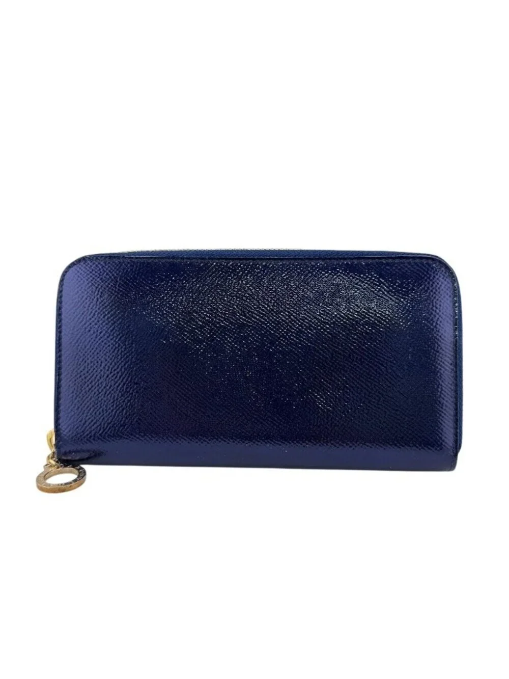 Bvlgari Zip Around Circle Logo Wallet